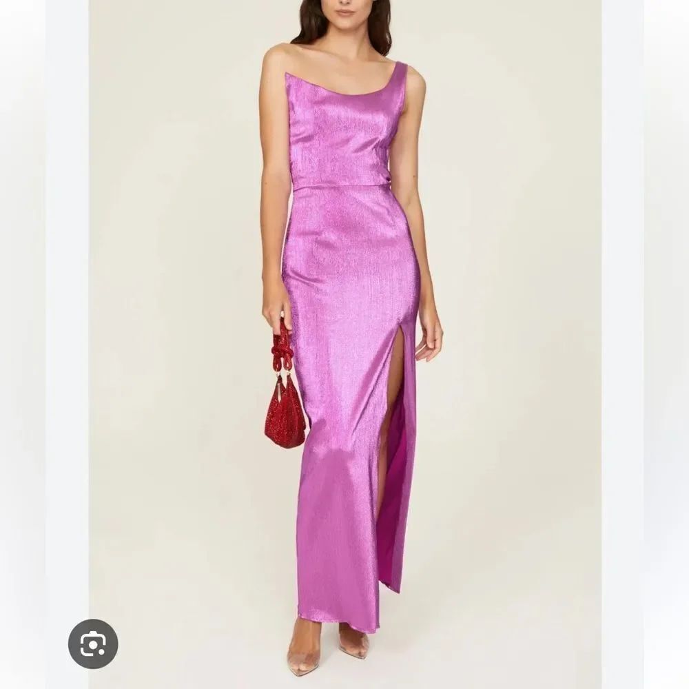 Black Halo Eve Spice One Shoulder Dress